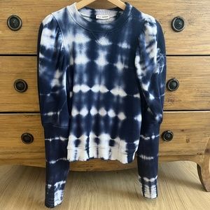 Ulla Johnson Philo Pullover-Indigo Tie Dye